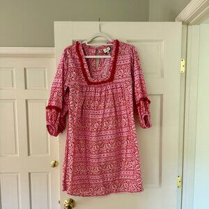 Tuckernuck Red, Pink, and White Dress